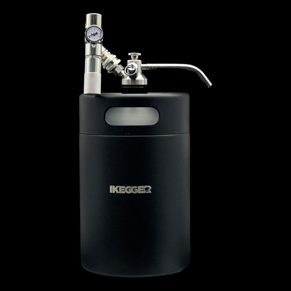 iKegger 2.0 Mini Keg System | Push Button Tap | Dual Gas Reg | Any Drink!