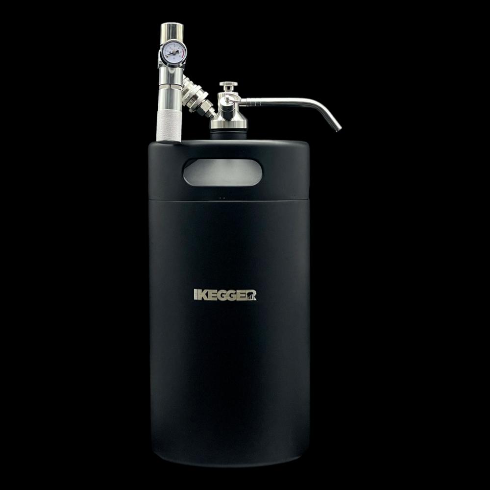 iKegger 2.0 Mini Keg System | Push Button Tap | Dual Gas Reg | Any Drink!