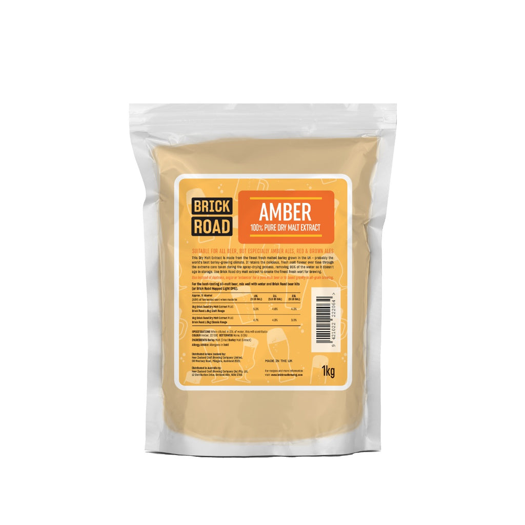 Brick Road Amber Dry Malt Extrac 1kg