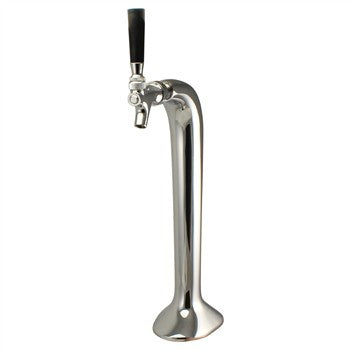 2nd hand single beer tap font - Cobra - Snake Tower (no badge holder) - White