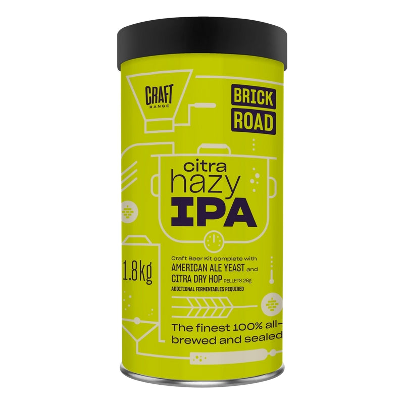 Brick Road Citra Hazy IPA with dry hops 1.8kg