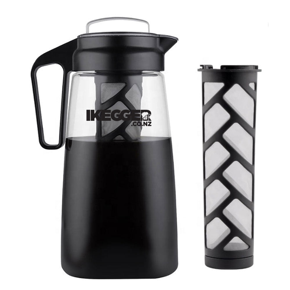 Cold Brew Coffee Pot - 2L Infuser Jug - NEW LID DESIGN!