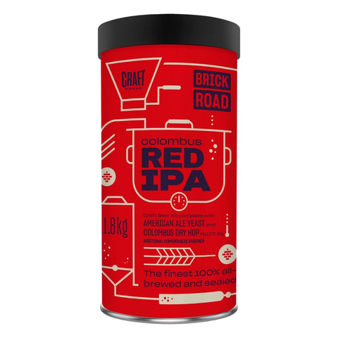Brick Road Columbus Red IPA with dry hops 1.8kg