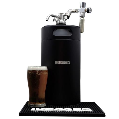 iKegger 2.0 Mini Keg System | Push Button Tap | Dual Gas Reg | Any Drink!
