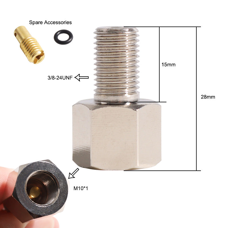 M10 Nitrogen & Co2 adapter for iKegger 2.0 Regulator - For Disposable ...