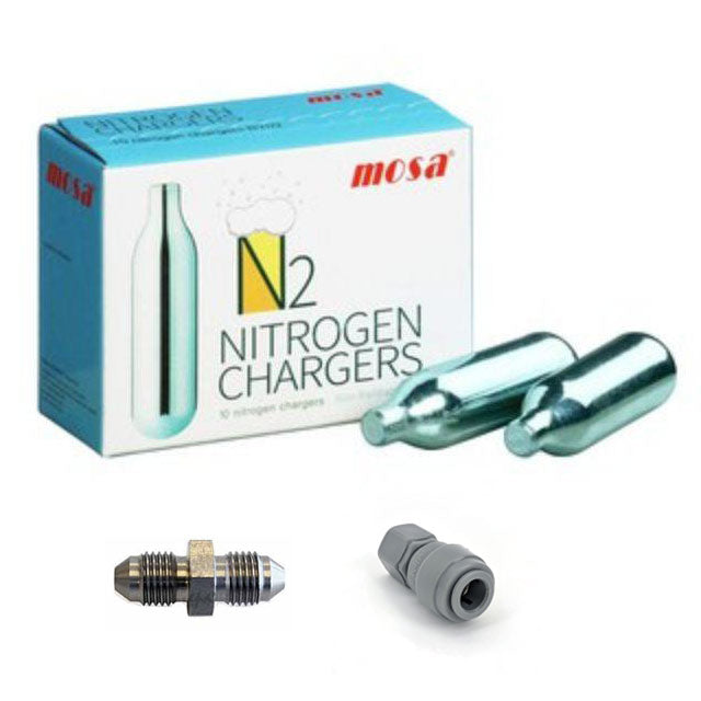 Nitrogen Flush Kit - iKegger Multi Gas Mini Regulator + Nitrogen Bulbs