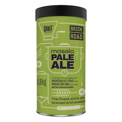 Brick Road Mosaic Pale Ale with dry hops 1.8kg