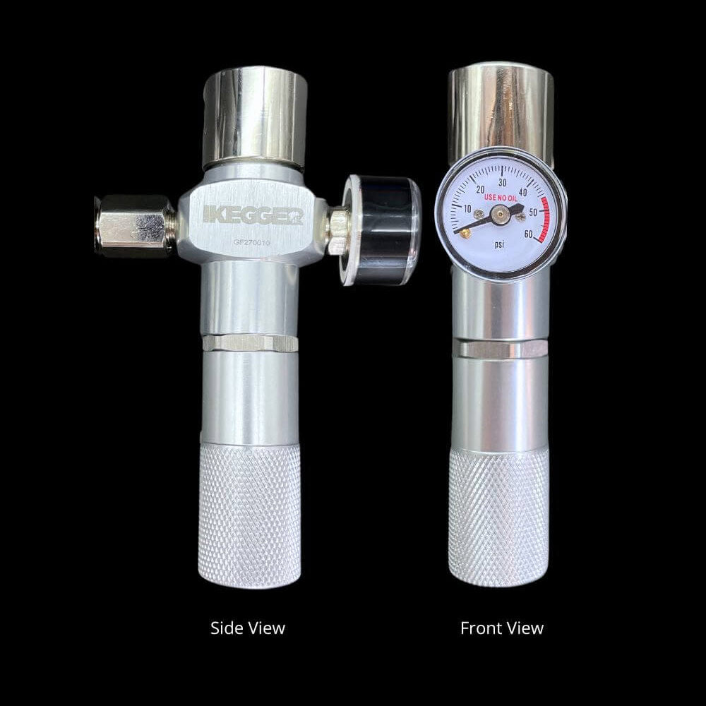 Micro Mini Nitrogen - Co2 - N2o Regulator - for unthreaded 8g bulbs or 16g threaded.