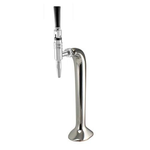 2nd hand single beer tap font - Cobra - Snake Tower (no badge holder) - White