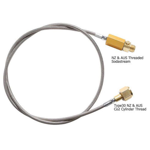 Sodastream Adapter Hose 1.5m - Screw in type - Direct to cylinder - FreedomOne