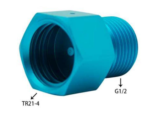 T21*4 to CGA320 refill adapter - Converts UK sodastream cylinder to CGA320 Male