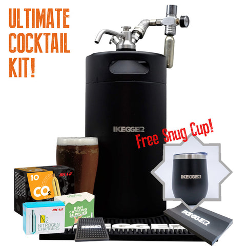 Ultimate Cocktal Keg Package - iKegger 2.0 Push Button Tap & Keg Combo