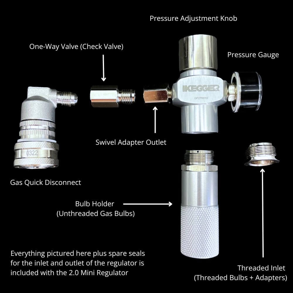 iKegger 2.0 | Push Button Tap & Regulator Kit