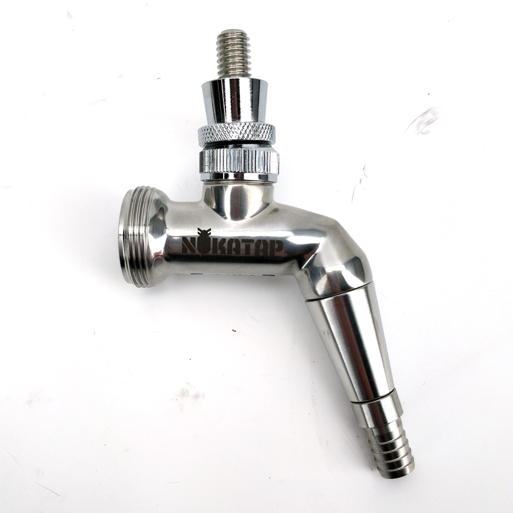 Growler Filler Spout - push In style - for Nukatap or Intertap beer taps