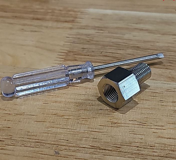 M11 Adapter for Mini Regulators - for Helium or N2o Nitrous Oxide Disposable Cylidners