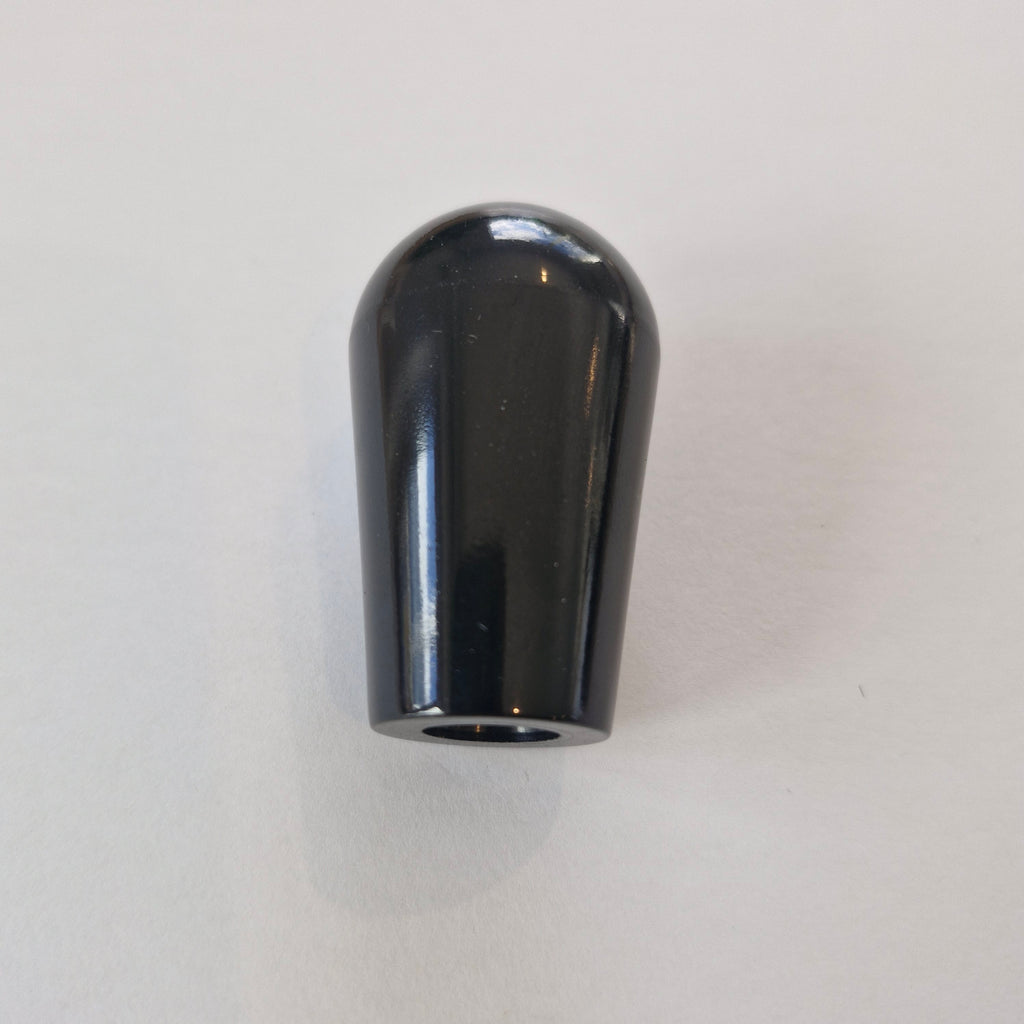 Short Bar Tap Handle - Rounded Black - Threaded