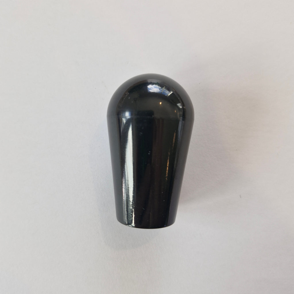 Short Bar Tap Handle - Rounded Black - Threaded