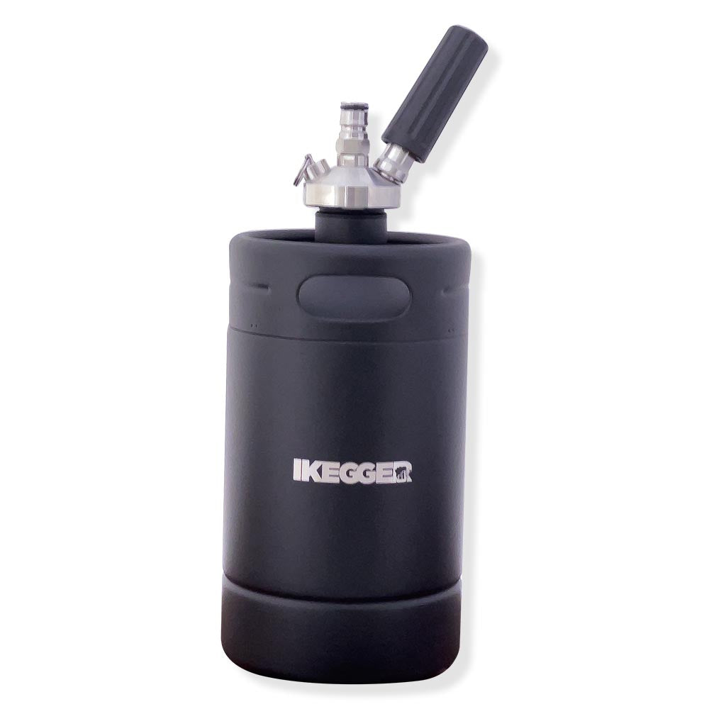 2L Insulated Mini Keg - BLACK - Choose Tap Kit