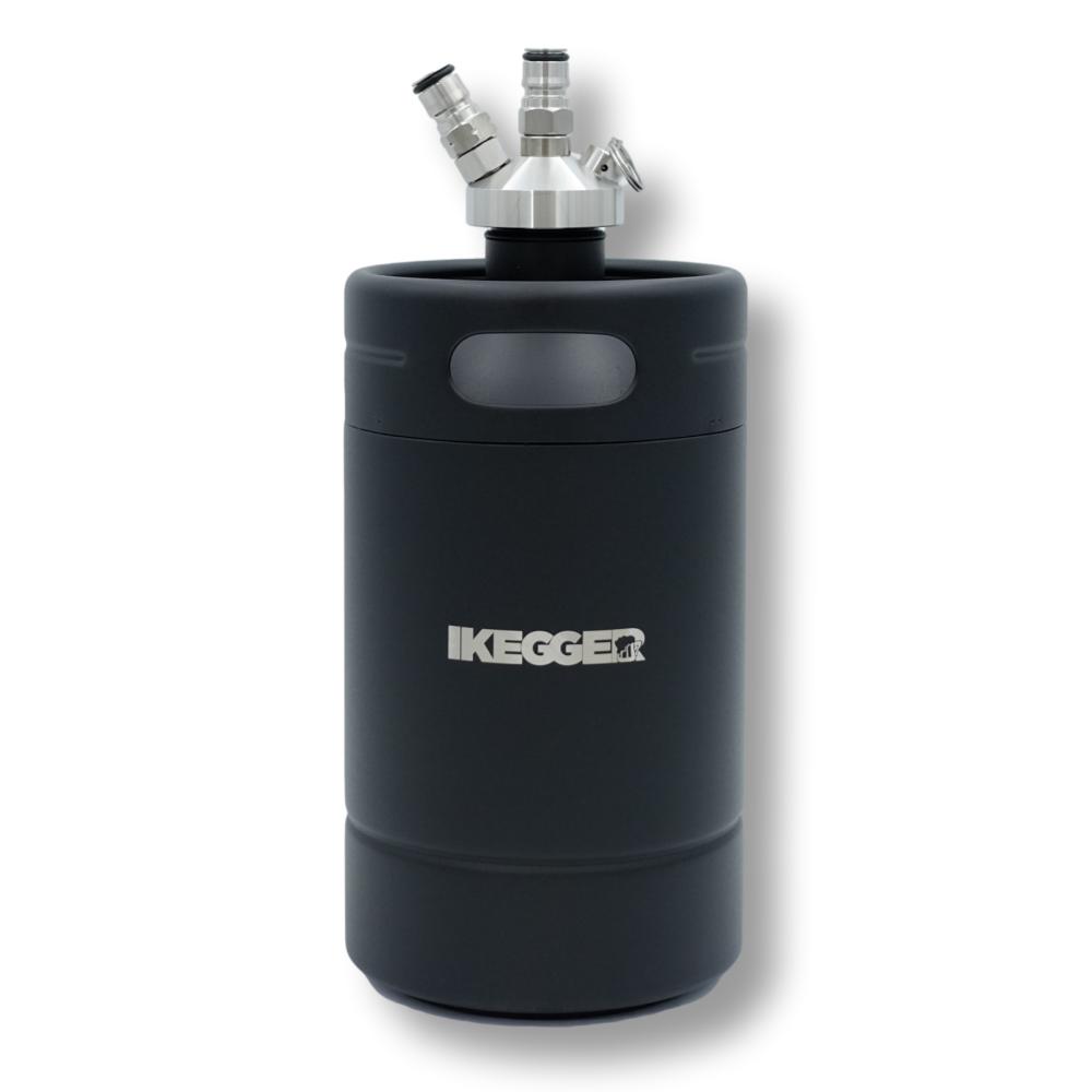 2L Insulated Mini Keg - BLACK - Choose Tap Kit