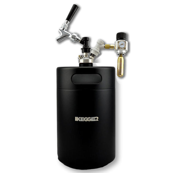 4L Insulated Keg Tapped Kit - Matte Black