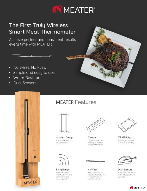 MEATER® Std - Wireless BBQ Thermometer
