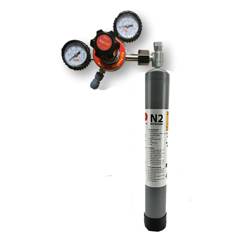 Nitrogen gas setup - Choose Cylinder and / or Mini Nitrogen Regulator - Cold Brew Coffee / Stout