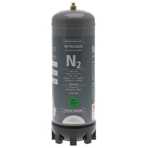 Nitrogen 2.2L Disposable Cylinder / Bottle - NORTH ISLAND ONLY