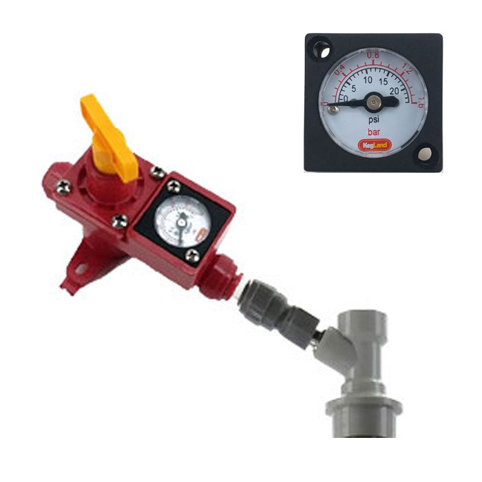 Blowtie 2 Spunding Valve / Variable Pressure Relief Valve (VPRV / PRV) - Diaphram - Adjustable