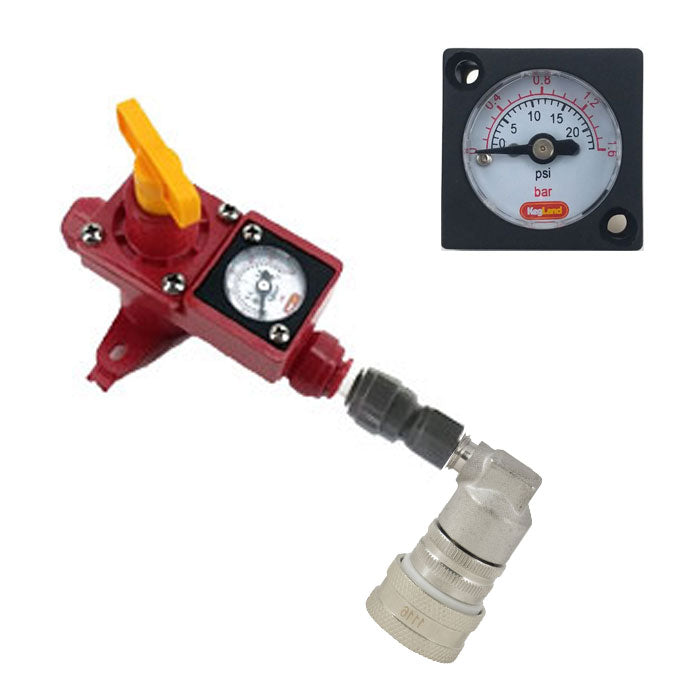 Blowtie 2 Spunding Valve / Variable Pressure Relief Valve (VPRV / PRV) - Diaphram - Adjustable