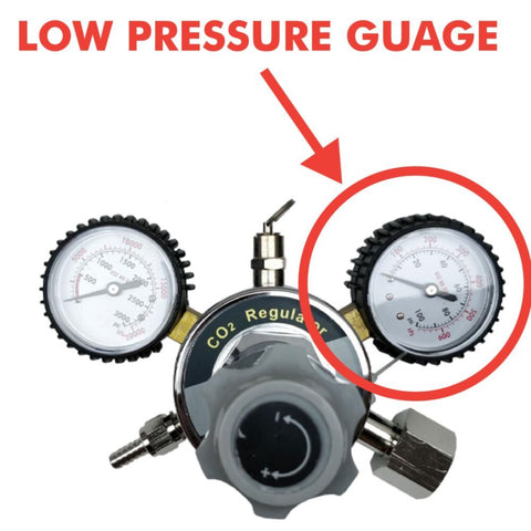 2nd hand Replacement Low or High  Pressure Gauge for co2 Regulator