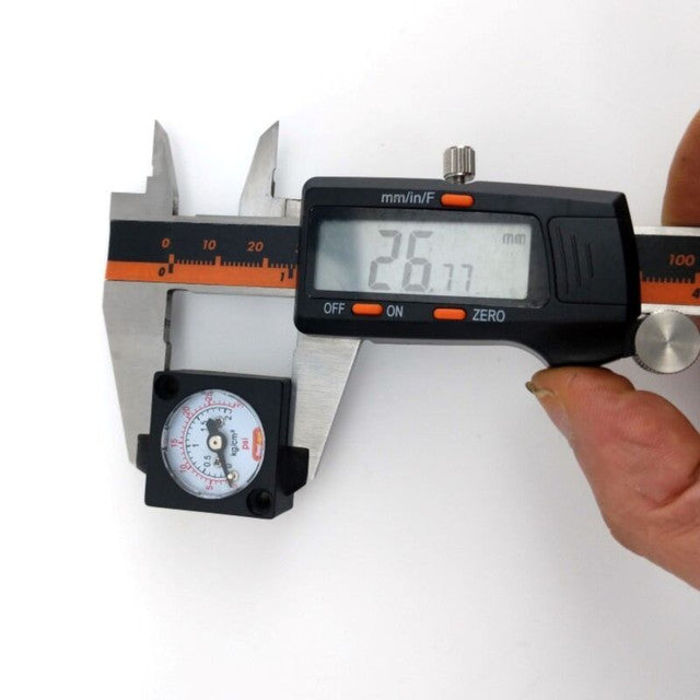 Mini Gauge 0-30psi (0-2bar) - for inline duotight regulator or blowtie