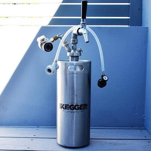 4L > 23L Premium Add on Kit - Stainless Tap, Mini Keg, Tap, Reg, SS Adapter, Transfer Line, Gas line + 2x Fitting Upgrades