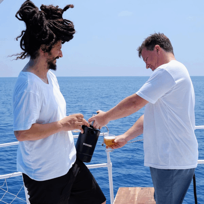 Cocktail Keg + USB Electric Tap - Party Pump Tap for Events | Rechargable | Refillable