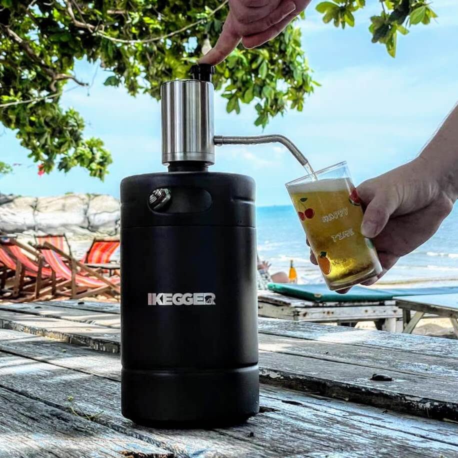 Cocktail Keg + USB Electric Tap - Party Pump Tap for Events | Rechargable | Refillable