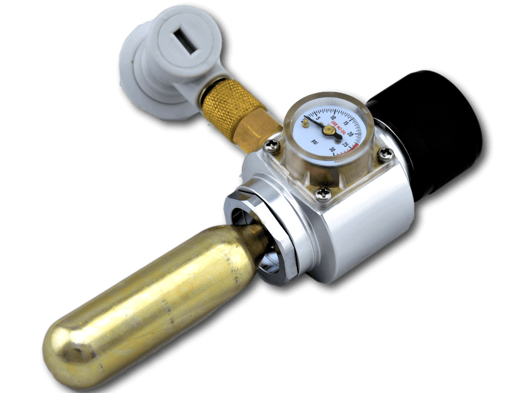 Pro Tapping System for Mini Kegs - Double Ball Lock Top, Tap & Regulator - Brewers Top