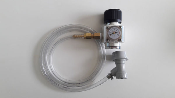 Remote Gas Line for mini reg - 75cm line + ball lock disconnect options